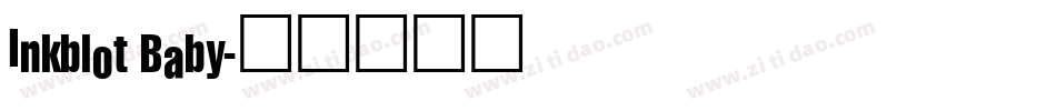 Inkblot Baby字体转换